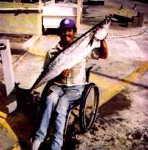 kingfish from the pier
